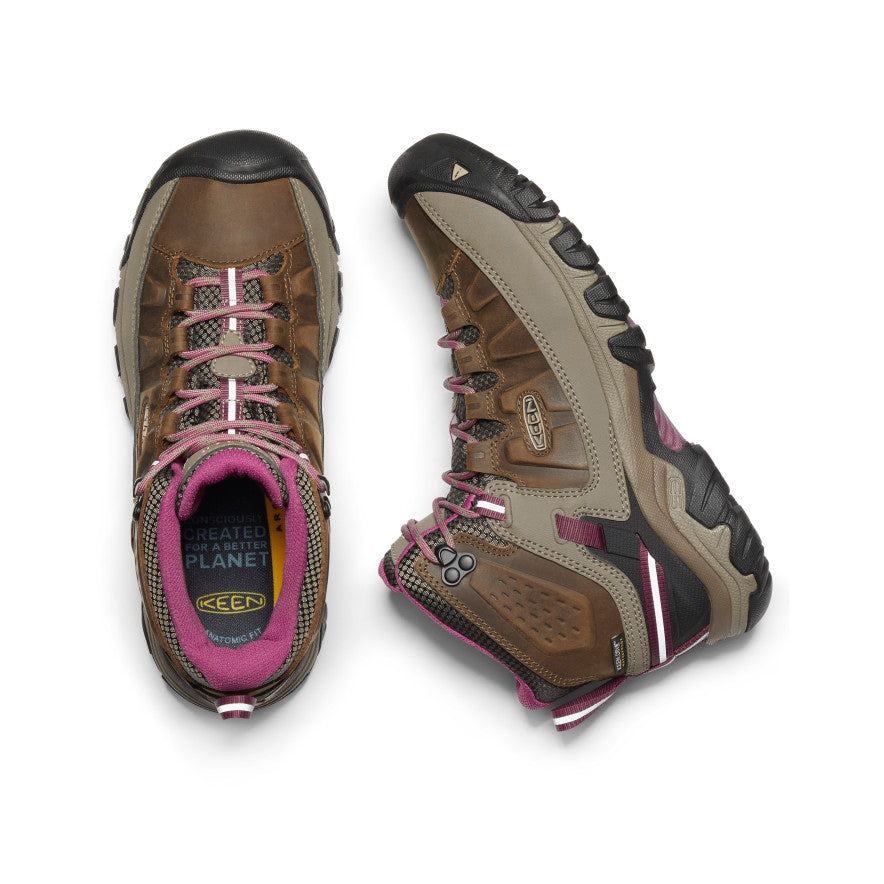Keen Women's Targhee III Waterproof Mid | Weiss/Boysenberry