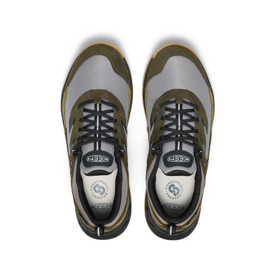 Keen Men's Hightrail Waterproof Hiking Shoe | Steel Grey/Forest Night