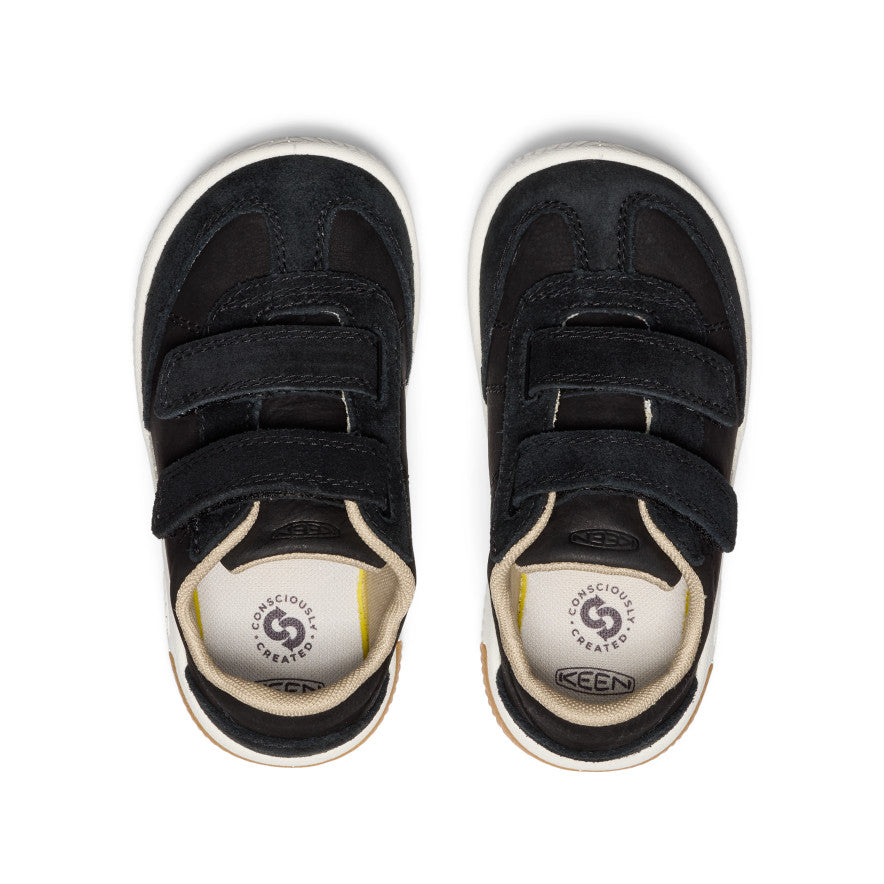 Keen Little Kids' KNX T-Toe Sneaker | Black/Star White