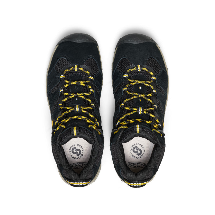 Keen Men's Headout Waterproof Hiking Boot | Black/Lemon Curry