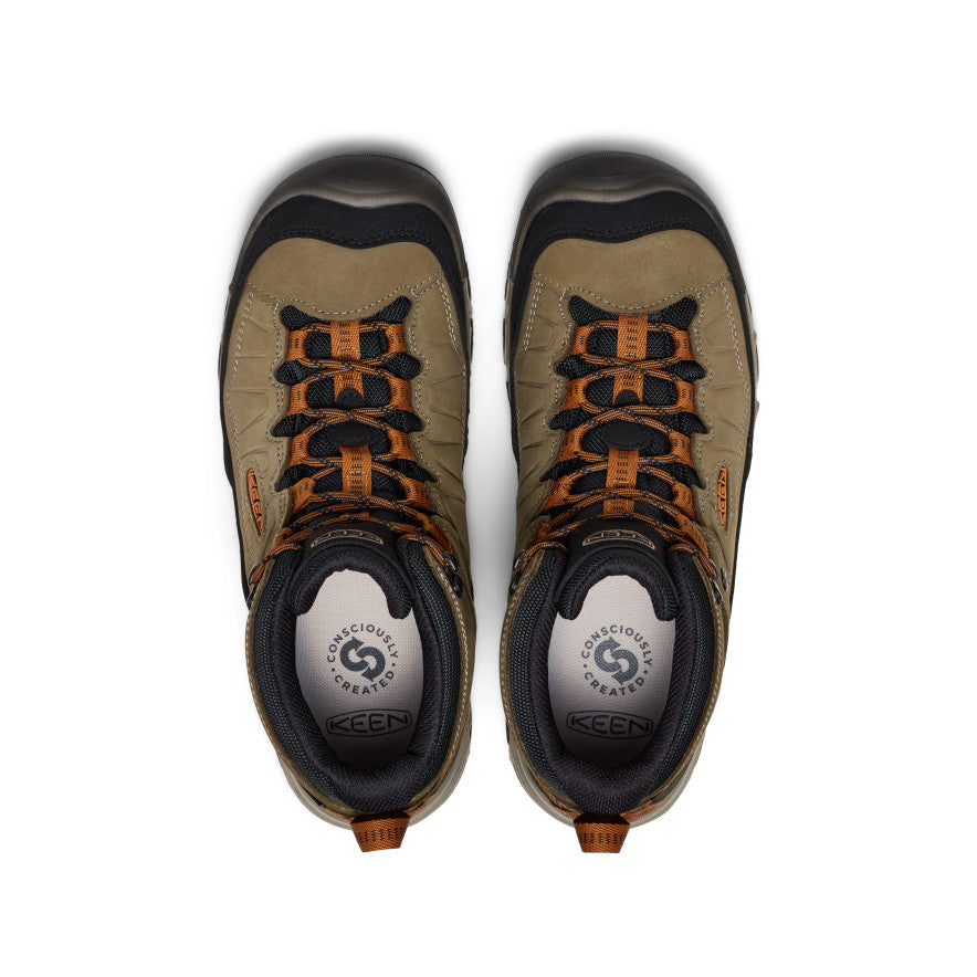 Keen Men's Targhee IV Waterproof Hiking Boot | Sea Turtle/Roasted Pecan