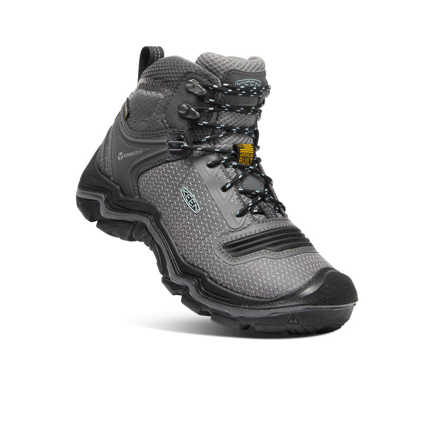 Keen Women's Durand EVO Waterproof Mid | Steel Grey/Cloud Blue