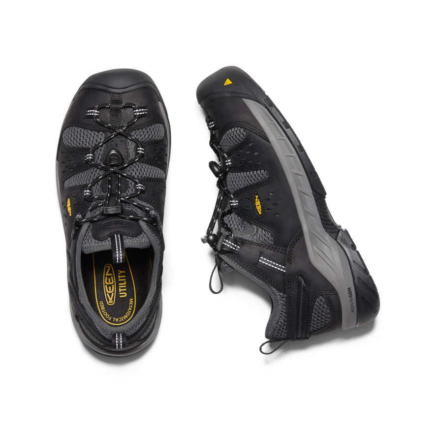 Keen Men's Atlanta Cool II (Steel Toe) | Black/Dark Shadow