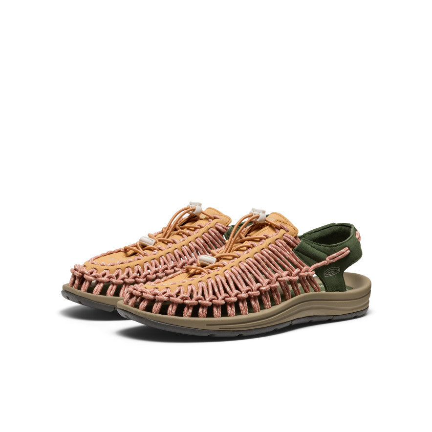 Keen Men's UNEEK Sneaker | Oak Buff/Bronze Green