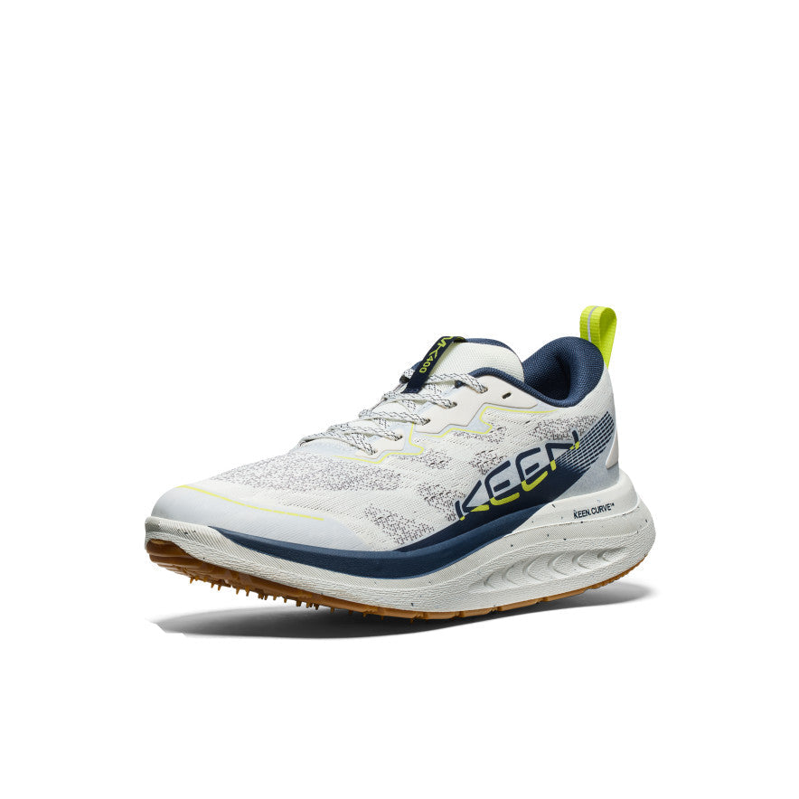 Keen Men's WK400 II Walking Shoe | Star White/Naval Academy