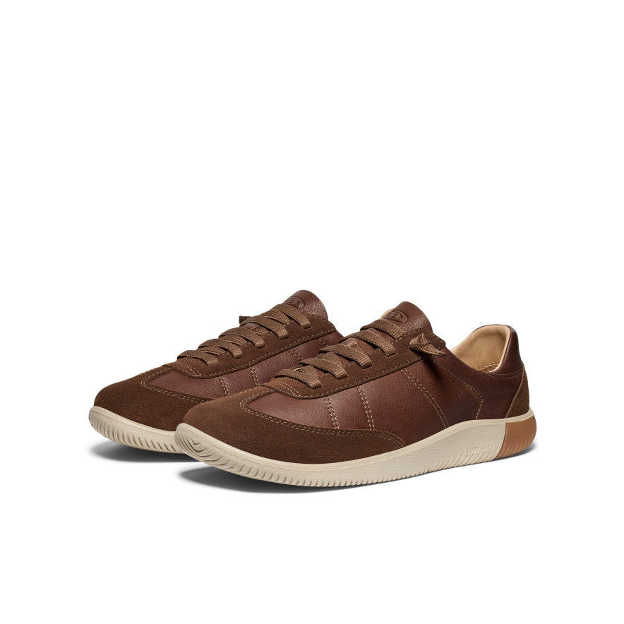 Keen Men's KNX T-Toe Sneaker | Dark Earth/Plaza Taupe