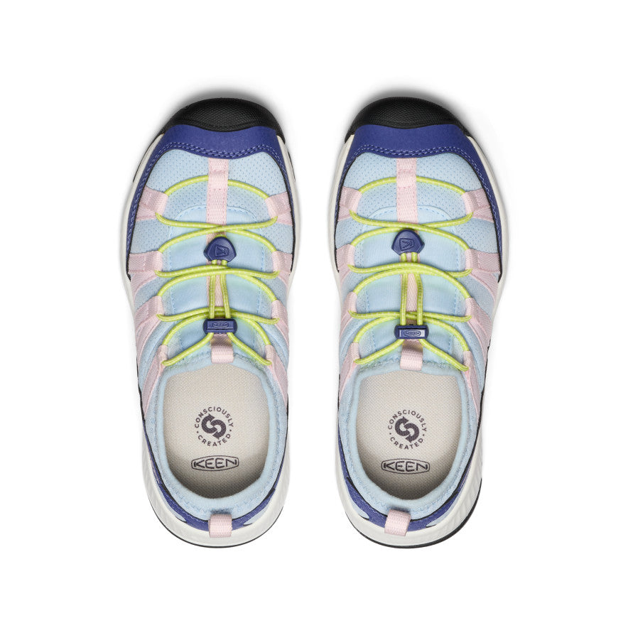 Keen Big Kids' Motozoa Sneaker | Skipper Blue/Giggle Pink