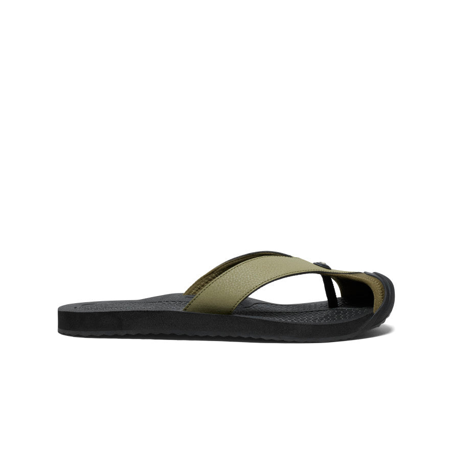 Keen Men's Barbados Flip-Flop | Martini Olive/Black
