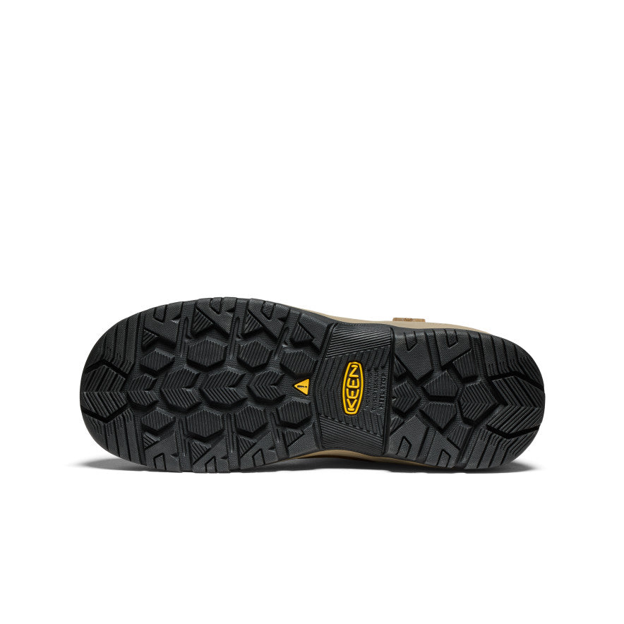 Keen Men's Evanston Pull-On Waterproof Boot (Carbon Toe) | Bison/Black