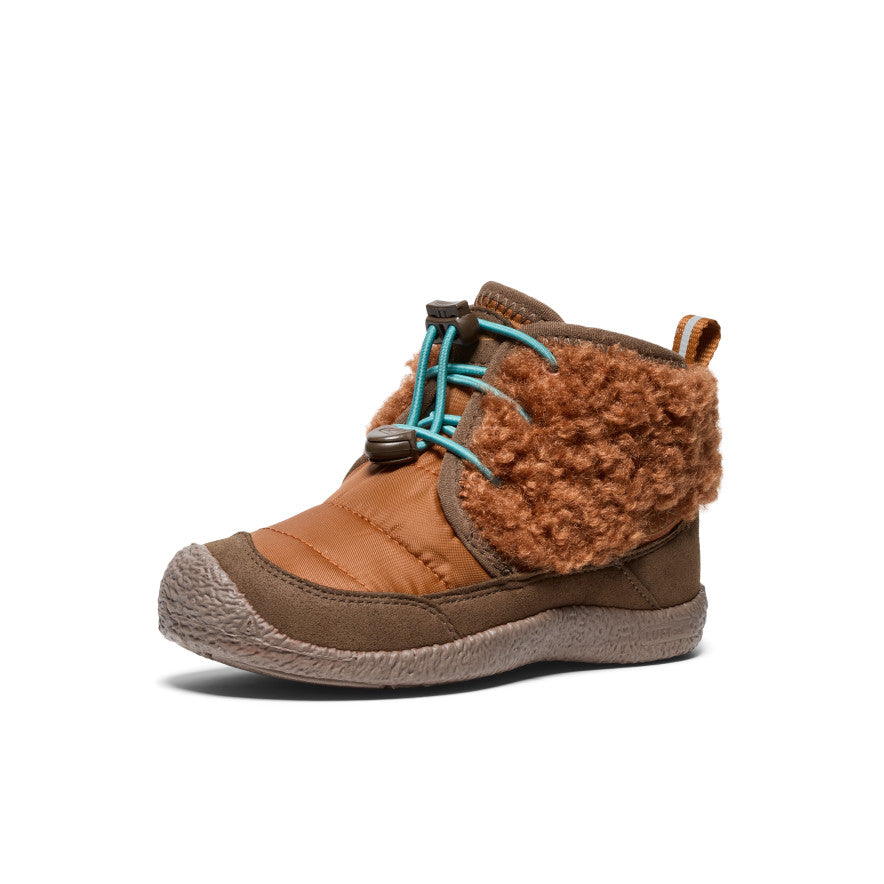 Keen Little Kids' Howser II Waterproof Chukka | Roasted Pecan/Dark Earth