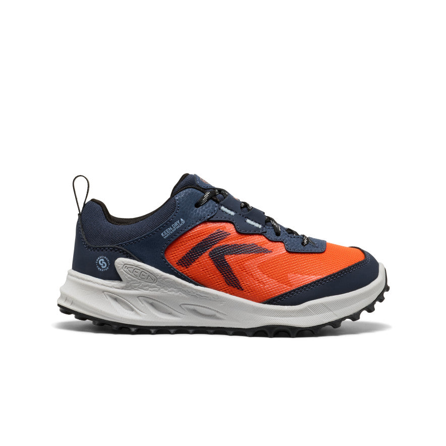 Keen Big Kids' Zionic Waterproof Shoe | Naval Academy/Scarlet Ibis