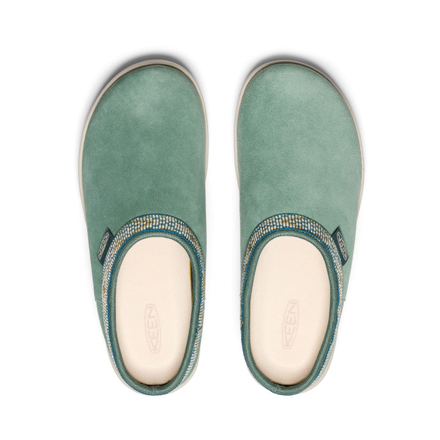 Keen Women's Elle Suede Mule | Dark Forest/Birch