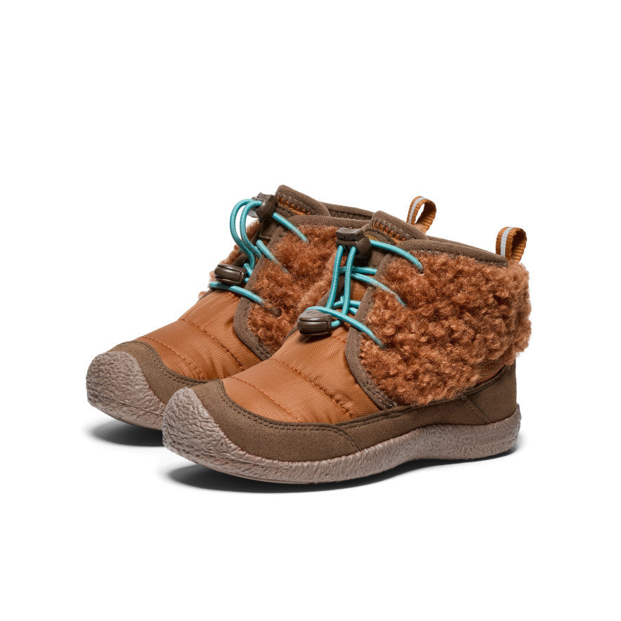 Keen Little Kids' Howser II Waterproof Chukka | Roasted Pecan/Dark Earth