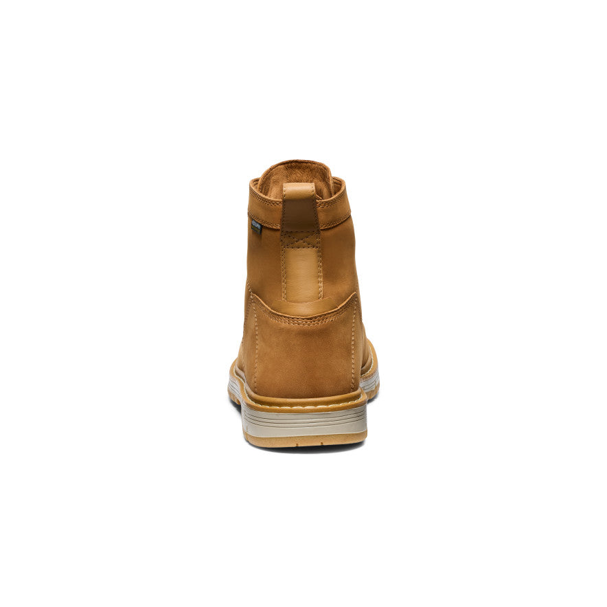 Keen Men's San Jose 6" Waterproof 90° Heel Boot (Soft Toe) | Bistre/Gum