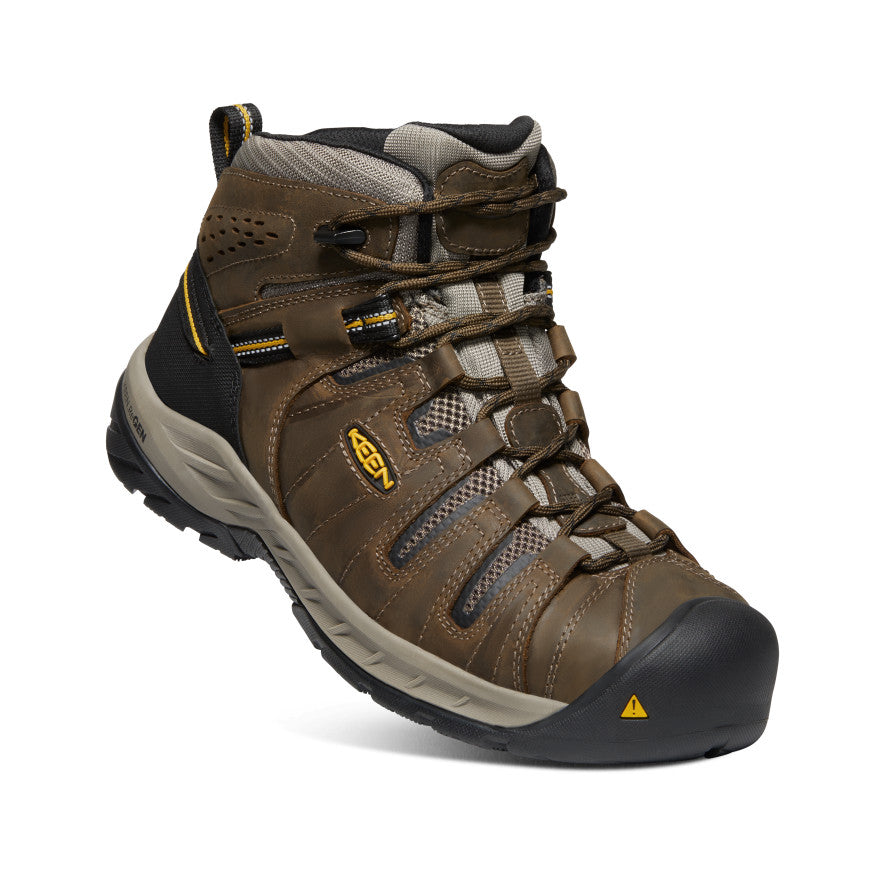 Keen Men's Flint II Boot (Steel Toe) | Cascade Brown/Golden Rod