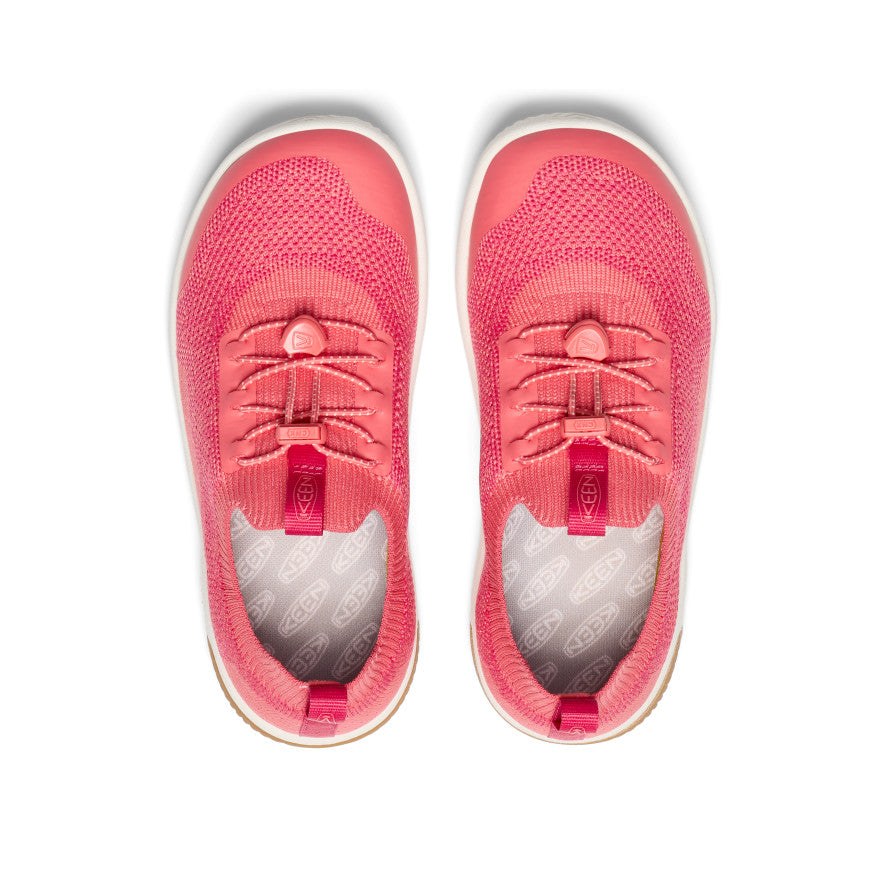 Keen Big Kids' KNX Knit Sneaker | Dubarry/Star White