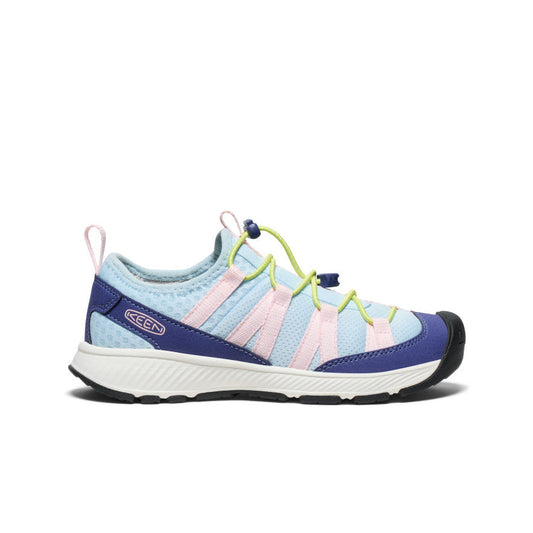 Keen Big Kids' Motozoa Sneaker | Skipper Blue/Giggle Pink