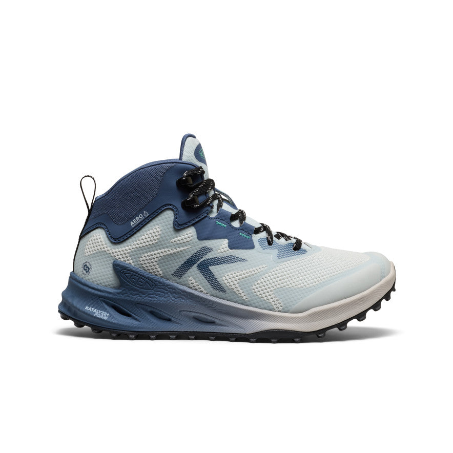Keen Women's Zionic NXT Waterproof Hiking Boot | Ballad Blue/Winter Green