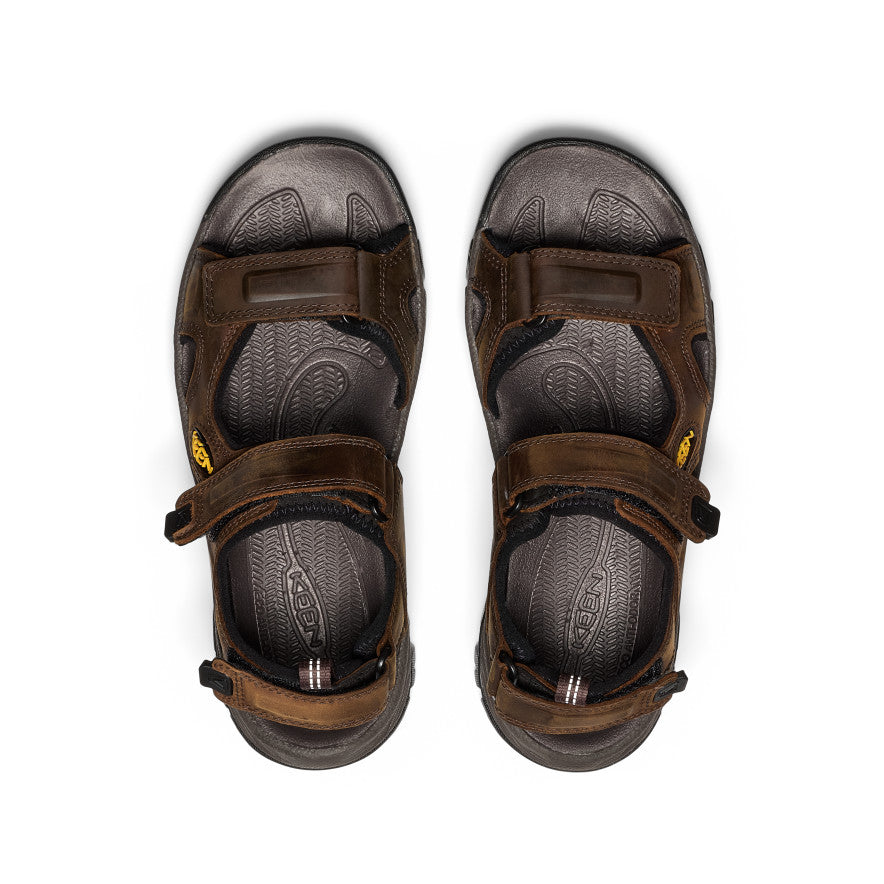 Keen Men's Targhee III Open Toe Sandal | Bison/Mulch
