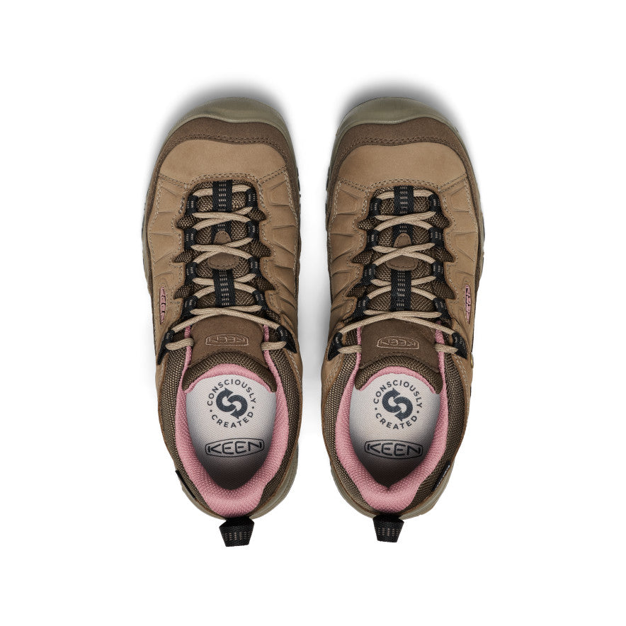 Keen Women's Targhee IV Waterproof Hiking Shoe | Brindle/Nostalgia Rose