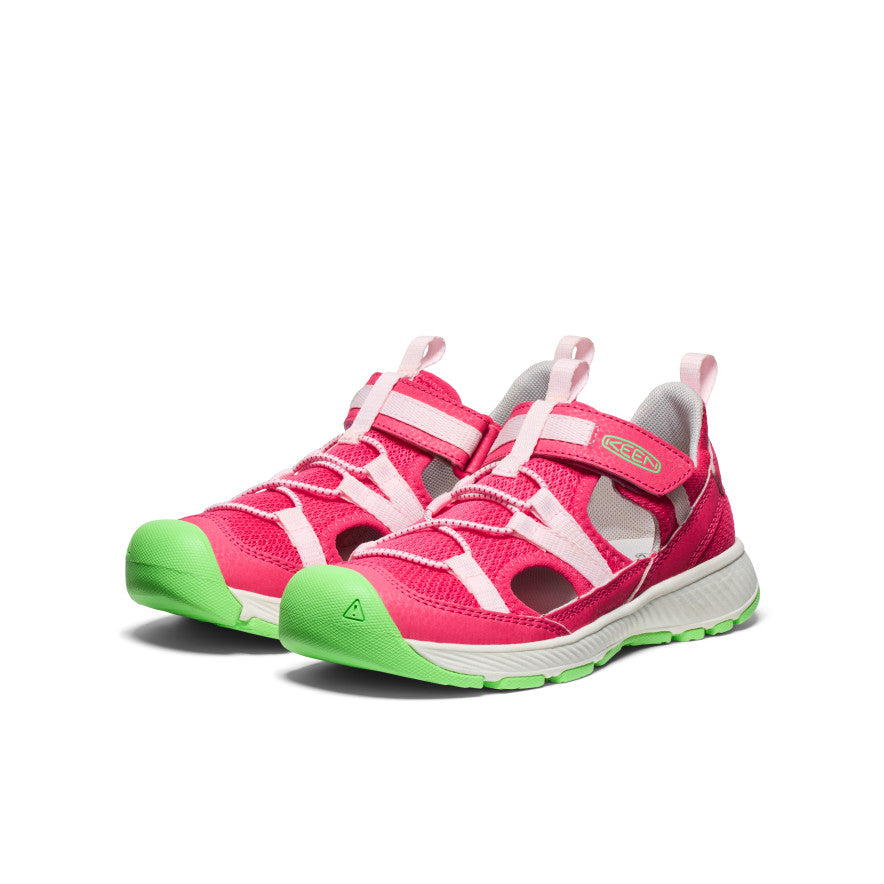 Keen Big Kids' Motozoa Sandal | Raspberry/Giggle Pink