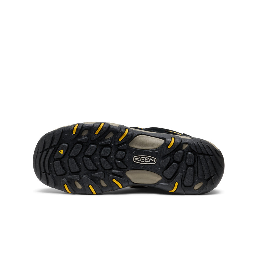 Keen Men's Headout Waterproof Hiking Shoe | Black/Lemon Curry