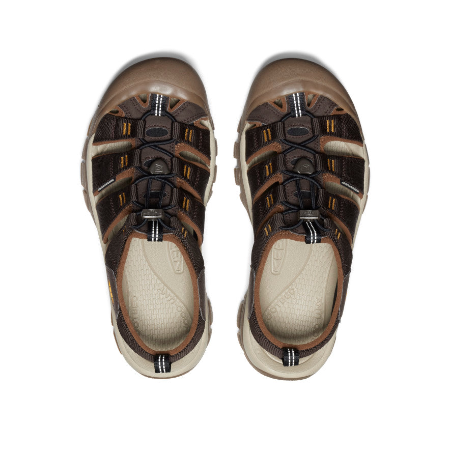 Keen Men's Newport H2 Sandal | Java/Golden Yellow