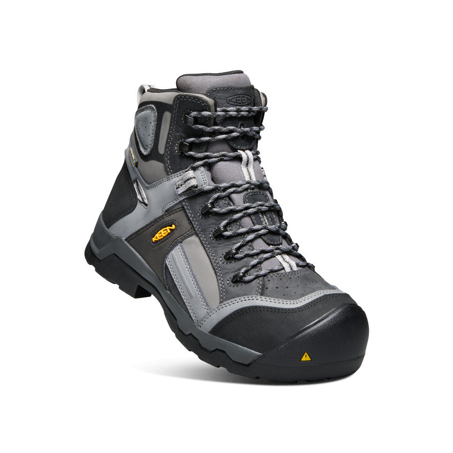 Keen Men's Davenport 6" Insulated Waterproof Boot (Composite Toe) | Magnet/Steel Grey