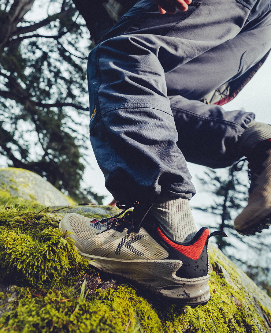 Keen Men's Zionic NXT Waterproof Hiking Shoe | Safari/Red Ochre