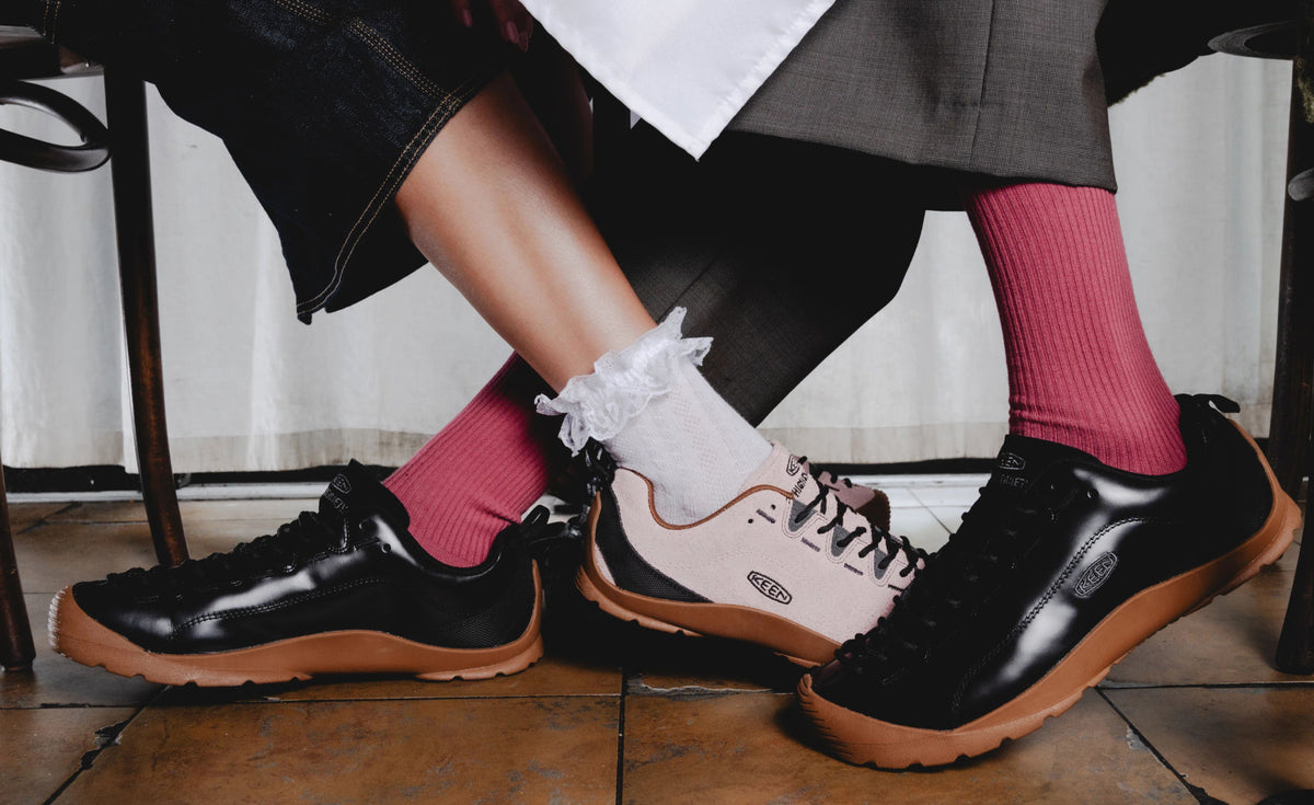 Keen Men's Jasper Sneaker X Highsnobiety | Pink/Gum