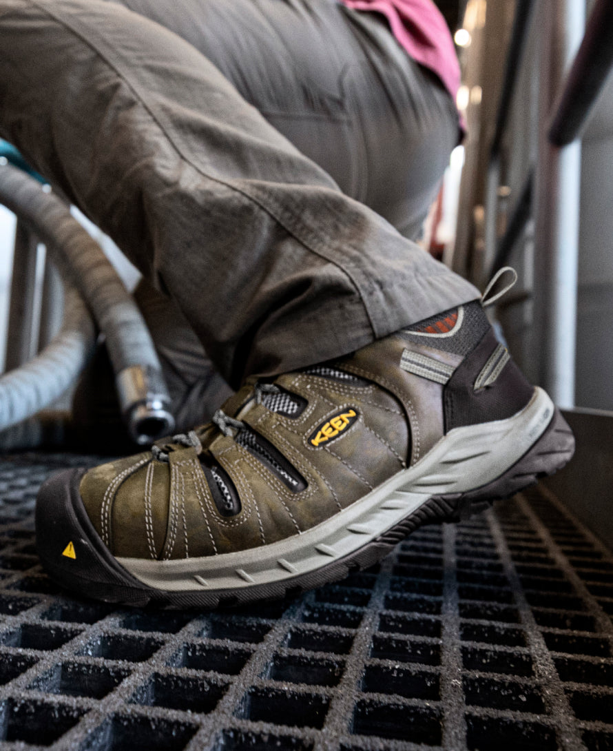 Keen Men's Flint II (Steel Toe) | Gargoyle/Paloma
