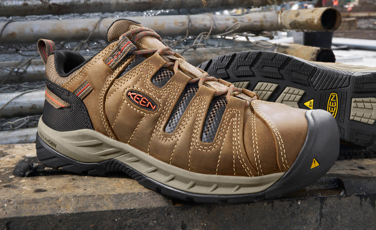 Keen Men's Flint II (Steel Toe) | Gargoyle/Paloma