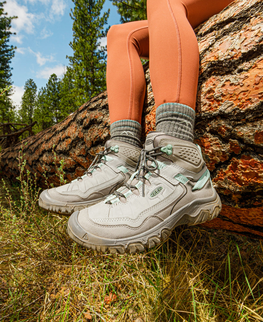 Keen Women's Targhee IV Waterproof Hiking Boot | Alloy/Granite Green
