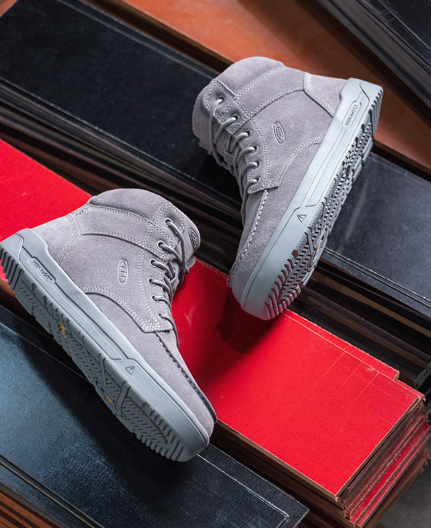 Keen Men's Gibson Boot (Soft Toe) | Steel Grey/Steel Grey