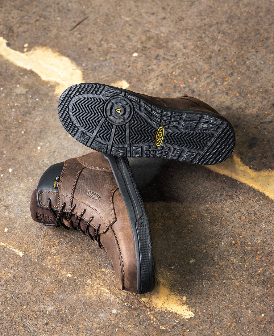 Keen Men's Gibson ESD Boot (Carbon Toe) | Cascade Brown/Black