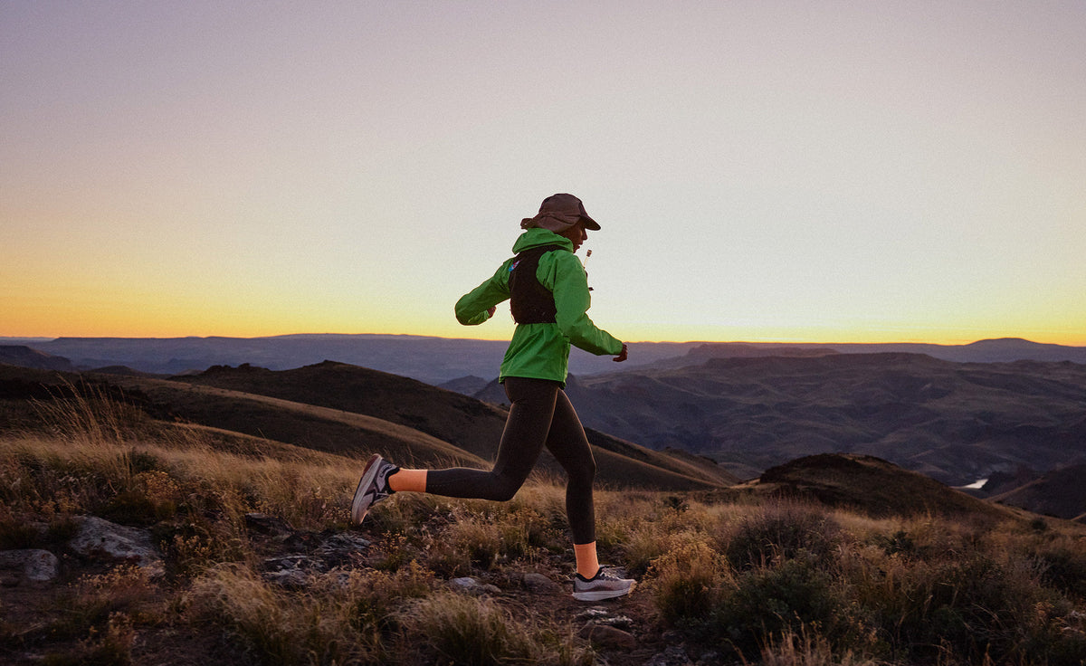Keen Women's Seek Trail Running Shoe | Black/Sunset Sand