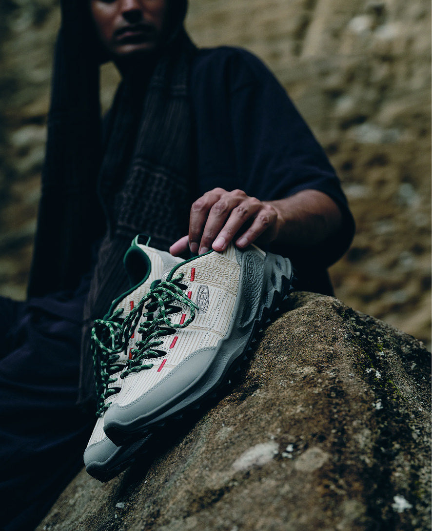 Keen Men's Jasper Zionic ELNEST Sneaker | Elnest Vapor/Alloy