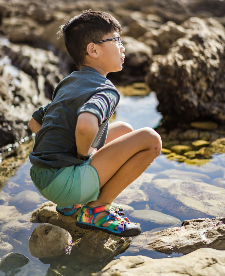 Keen Big Kids' Seacamp II CNX | Black/Brilliant Blue
