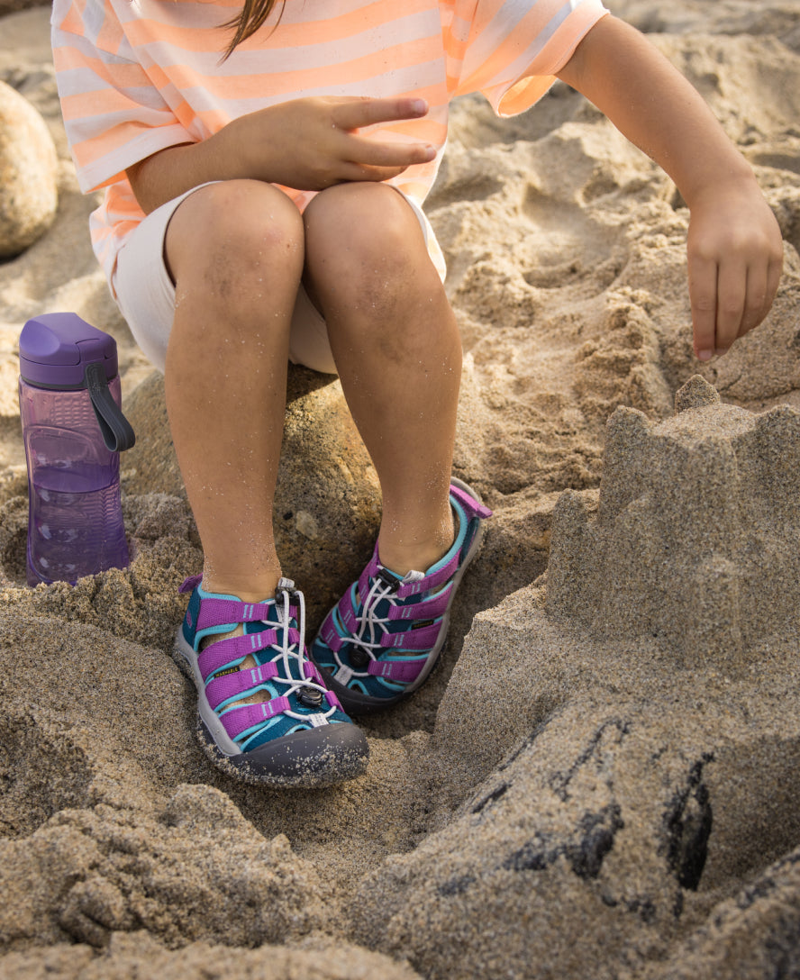 Keen Big Kids' Newport Boundless Sandal | Naval Academy/Evening Primrose