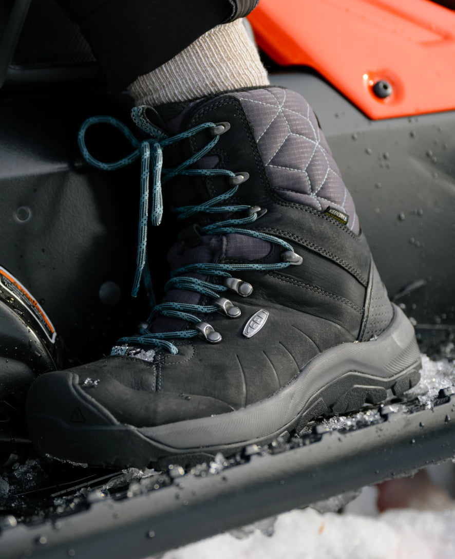 Keen Women's Revel IV High Polar Waterproof Boot | Steel Grey/Orchid Petal