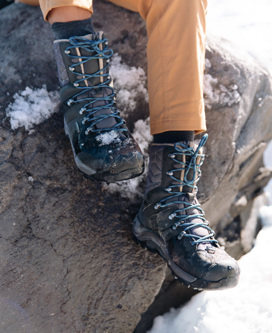 Keen Women's Revel IV High Polar Waterproof Boot | Steel Grey/Orchid Petal