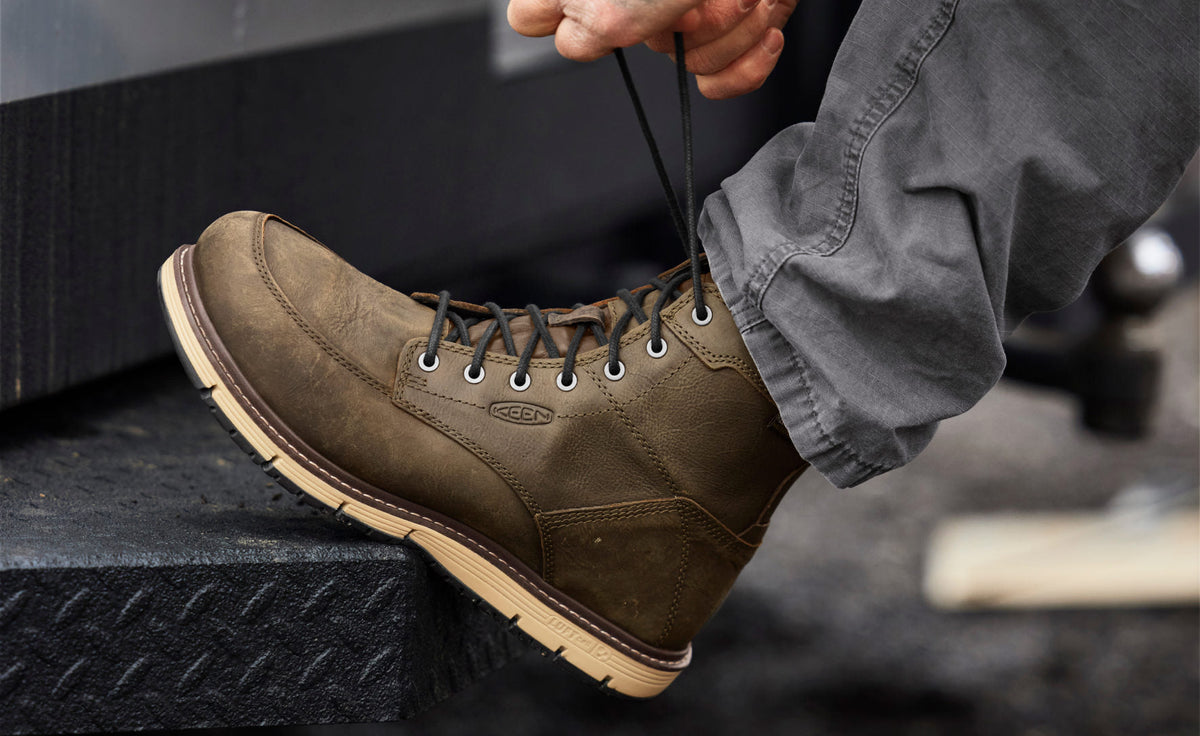Keen Men's San Jose 6" Waterproof Boot (Soft Toe) | Cascade Brown