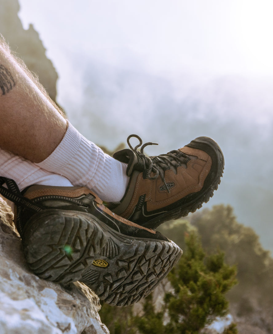 Keen Men's Targhee IV Waterproof Hiking Shoe | Java/Bison