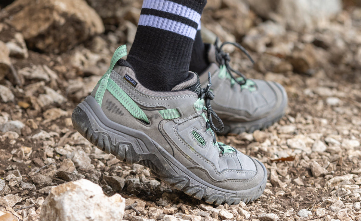 Keen Women's Targhee IV Waterproof Hiking Shoe | Brindle/Nostalgia Rose