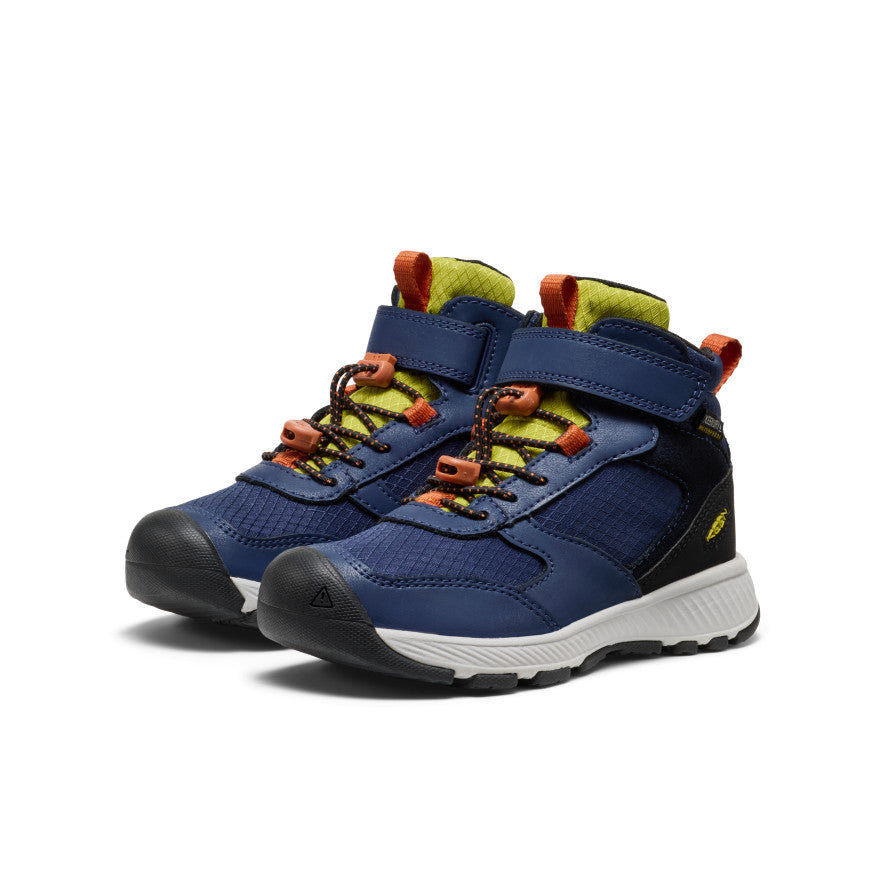 Keen Little Kids' Skua Waterproof Boot | Naval Academy/Rogue Green
