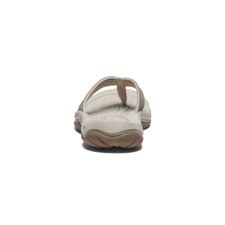 Keen Women's Kona Leather Flip-Flop | Brindle/Silver Birch