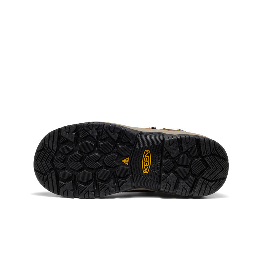 Keen Women's Skokie Waterproof Work Boot (Soft Toe) | Bison/Black