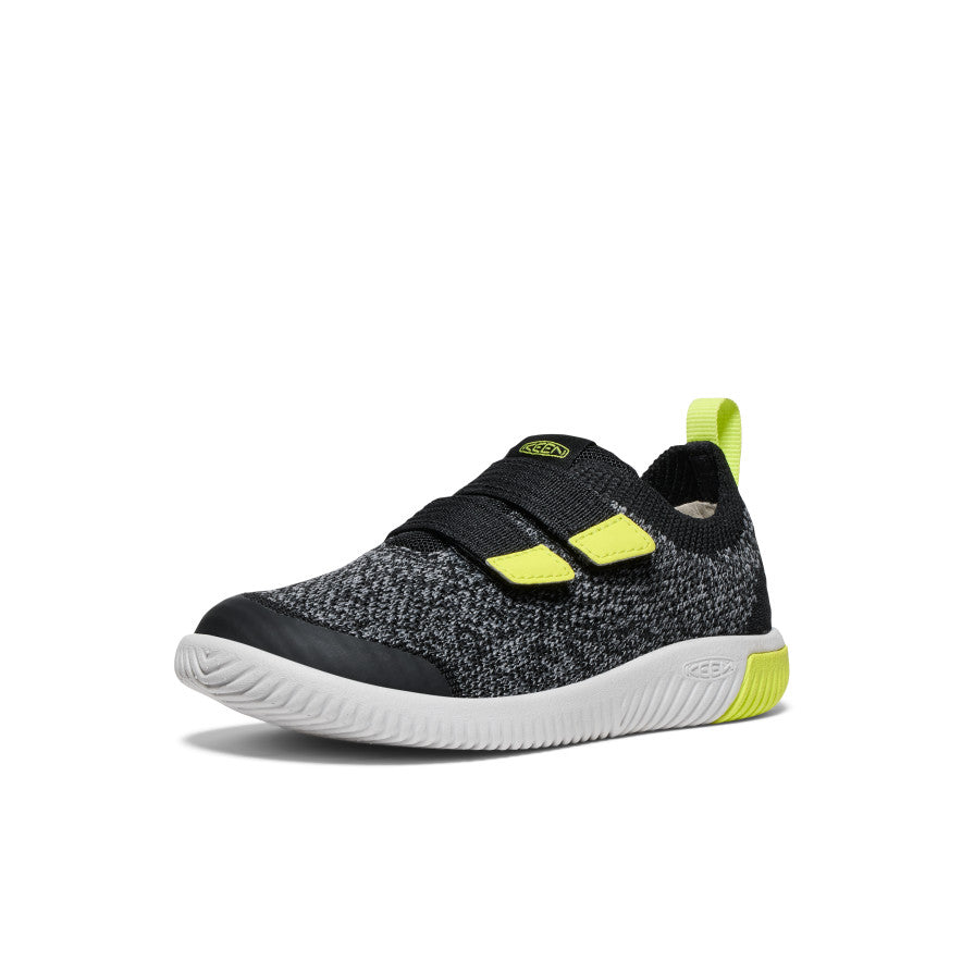 Keen Little Kids' KNX Knit Double Strap | Black/Evening Primrose