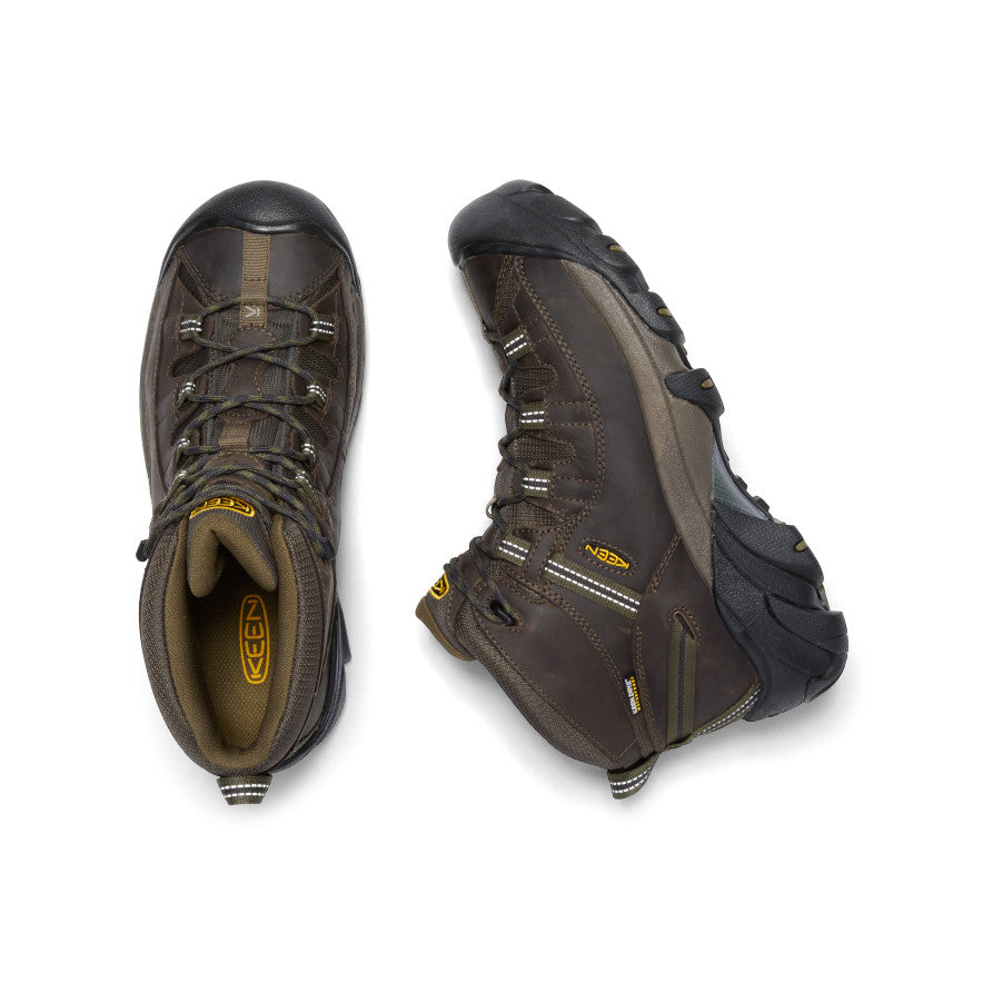 Keen Men's Targhee II Mid Waterproof Hiking Boots | Canteen/Dark Olive