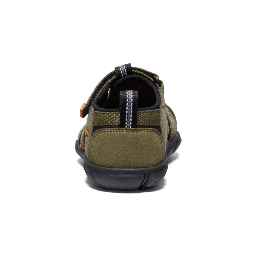 Keen Little Kids' Seacamp II CNX | Dark Olive/Gold Flame